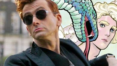 Diseños de personajes de Crowley y Azirafel revelados para una nueva adaptación récord de Good Omens