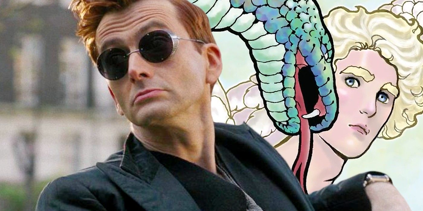 Diseños de personajes de Crowley y Azirafel revelados para una nueva adaptación récord de Good Omens