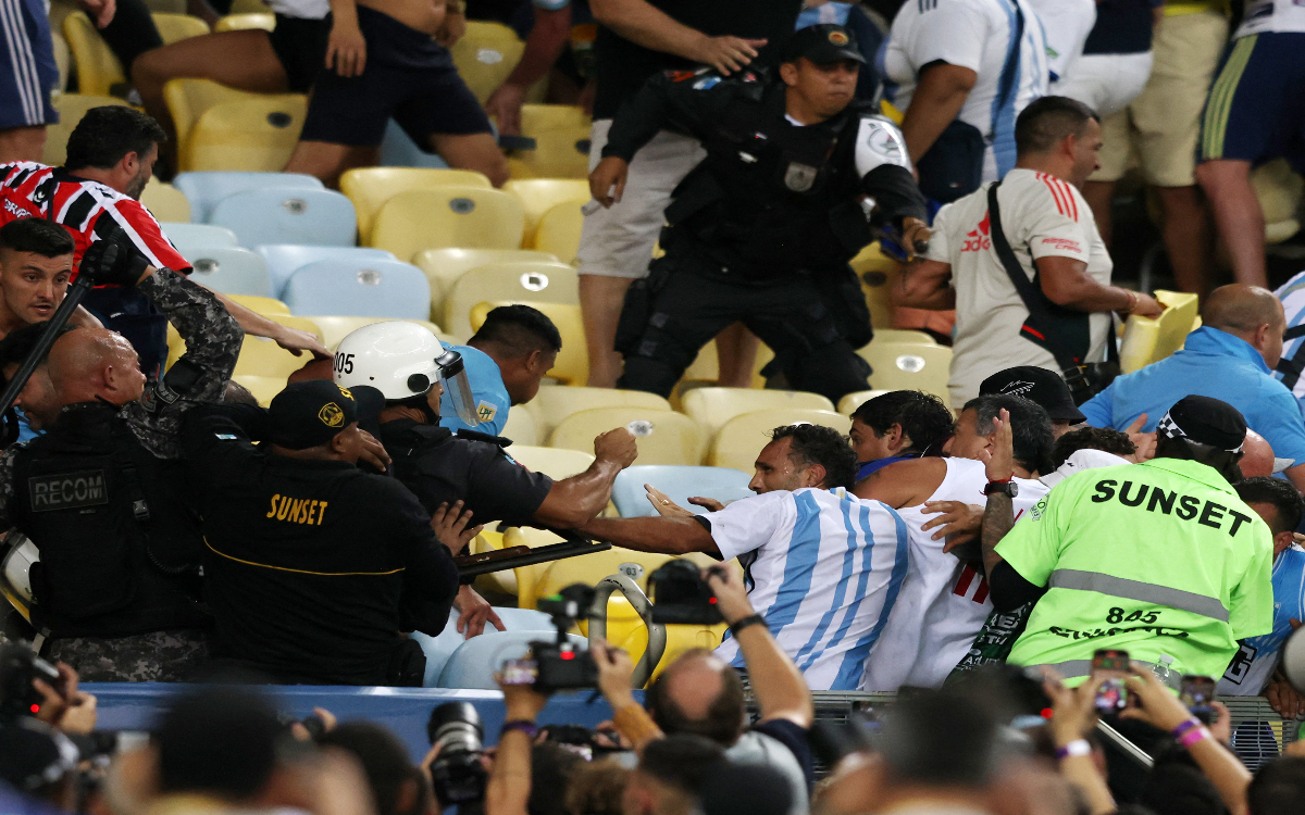 Disturbios en Maracaná retrasan el inicio del Clásico | Video