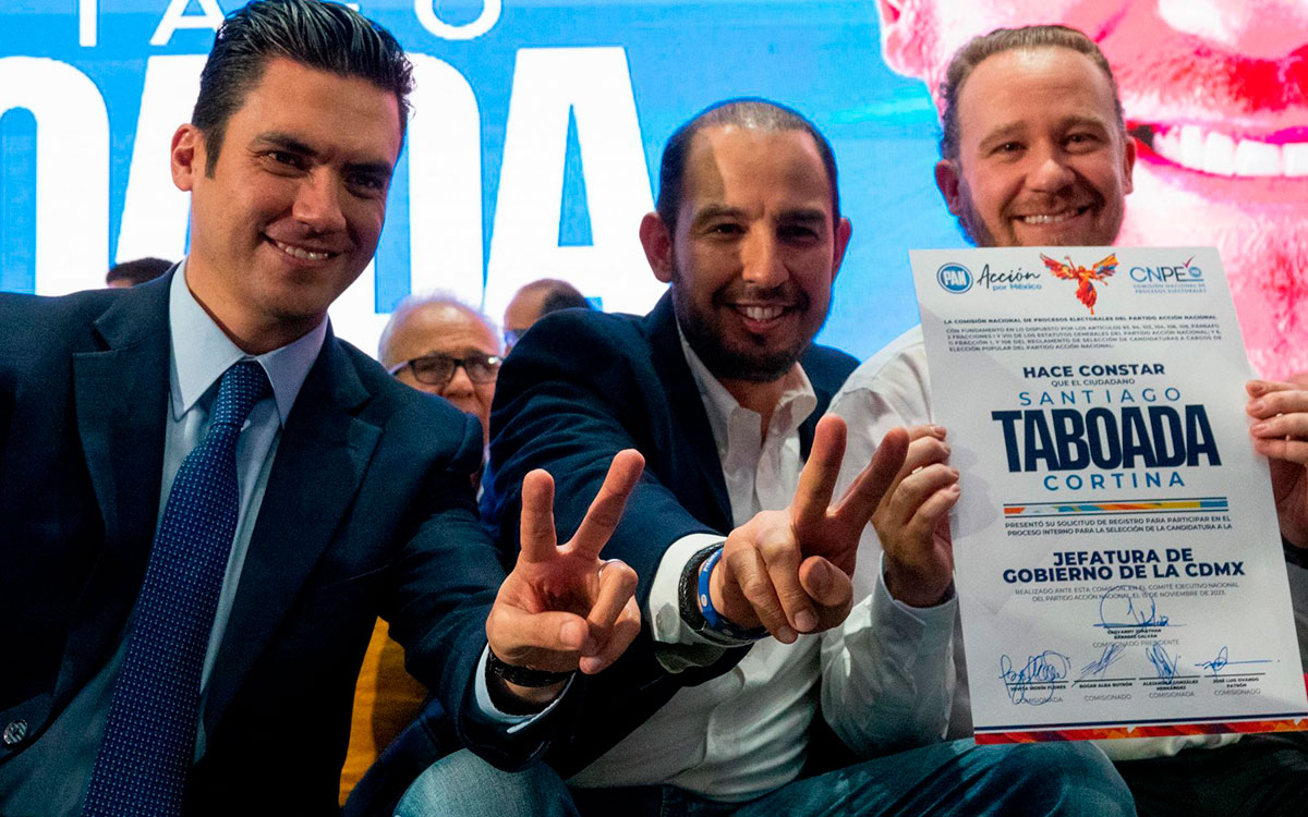El Frente designa a Santiago Taboada para ir por la CDMX