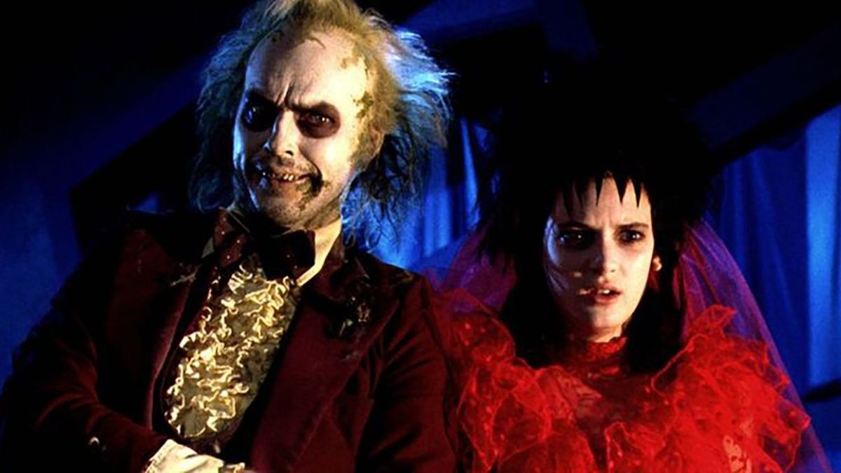 El arte de Beetlejuice 2 predice cómo podrían verse Michael Keaton y Winona Ryder