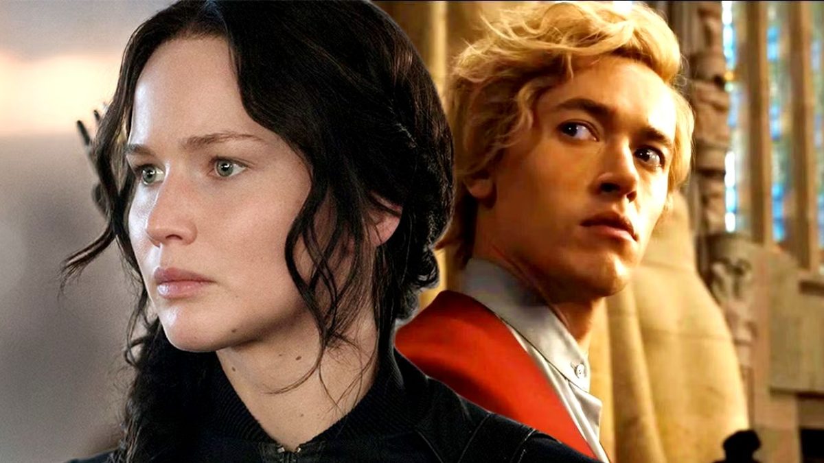 El póster Dolby de Ballad Of Songbirds & Snakes encuentra a Snow reflejando inquietantemente a Katniss (y su yo mayor)