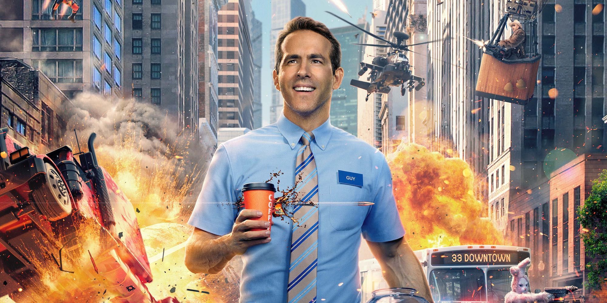 El tráiler de Free Guy revela el primer vistazo a la comedia y acción del videojuego de Ryan Reynolds