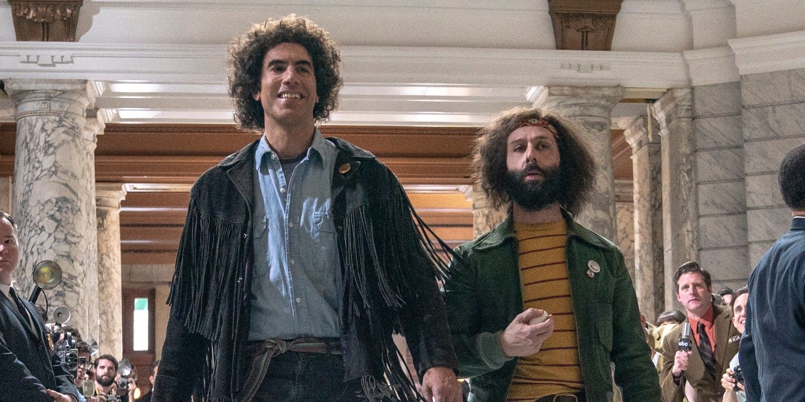 El tráiler del juicio de los 7 de Chicago muestra la oportuna película de Aaron Sorkin