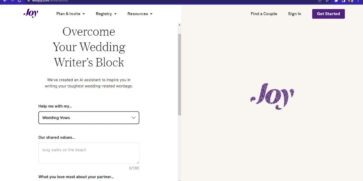 Esta herramienta de inteligencia artificial escribirá sus votos matrimoniales por usted