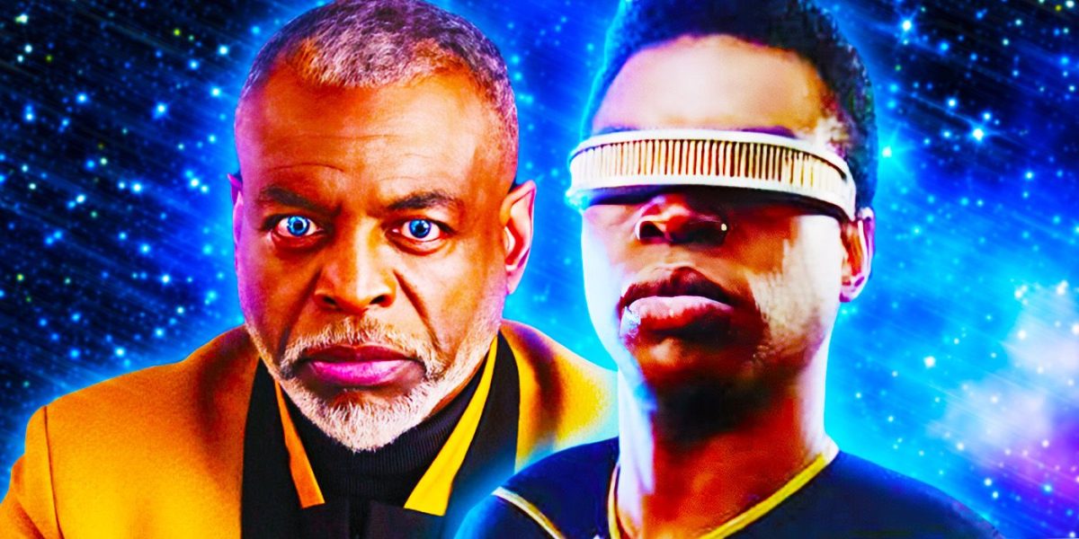 Explicación de 3 versiones de VISOR y ojos de Geordi en Star Trek