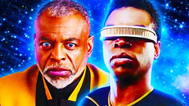 Explicación de 3 versiones de VISOR y ojos de Geordi en Star Trek