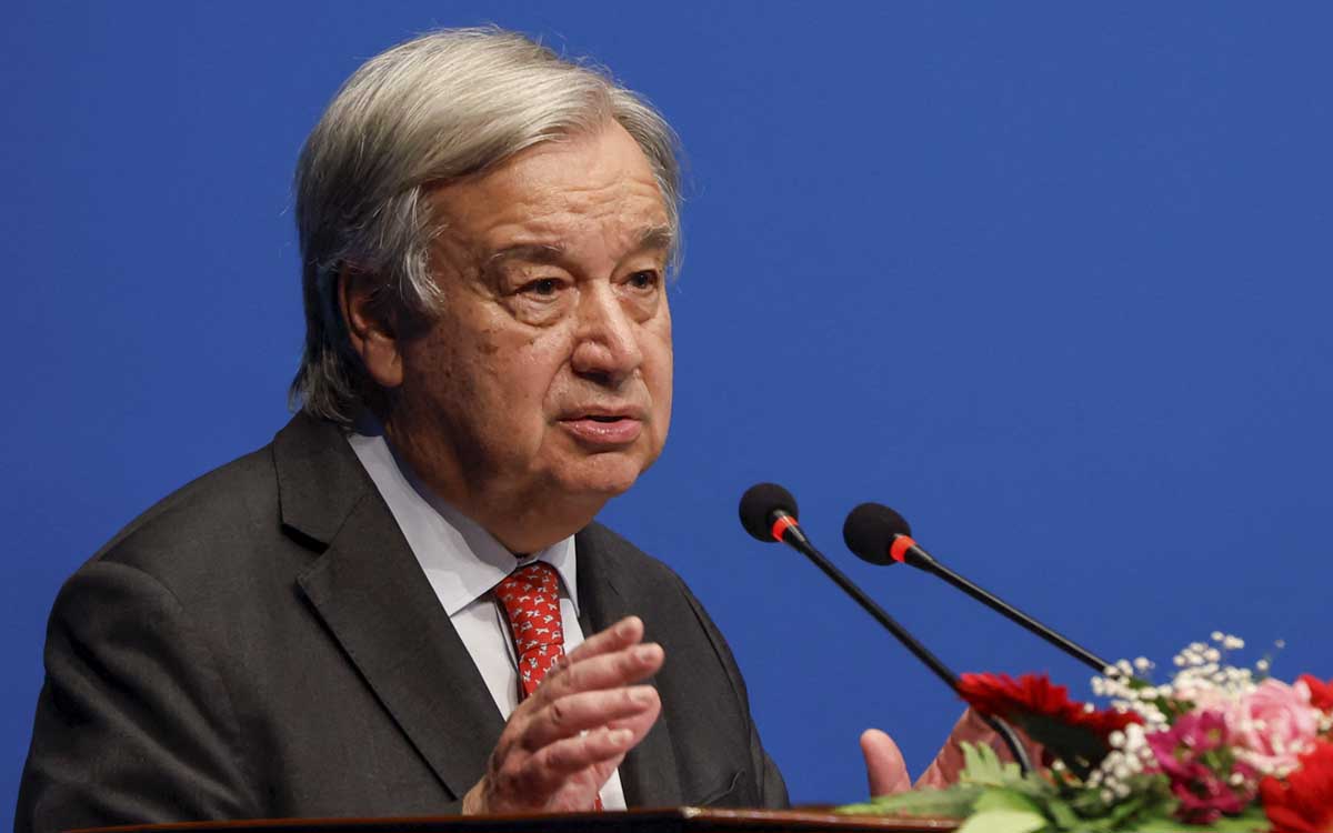 Guterres advierte que el derecho Internacional no es 'un menú a la carta' y pide que se respete en Gaza