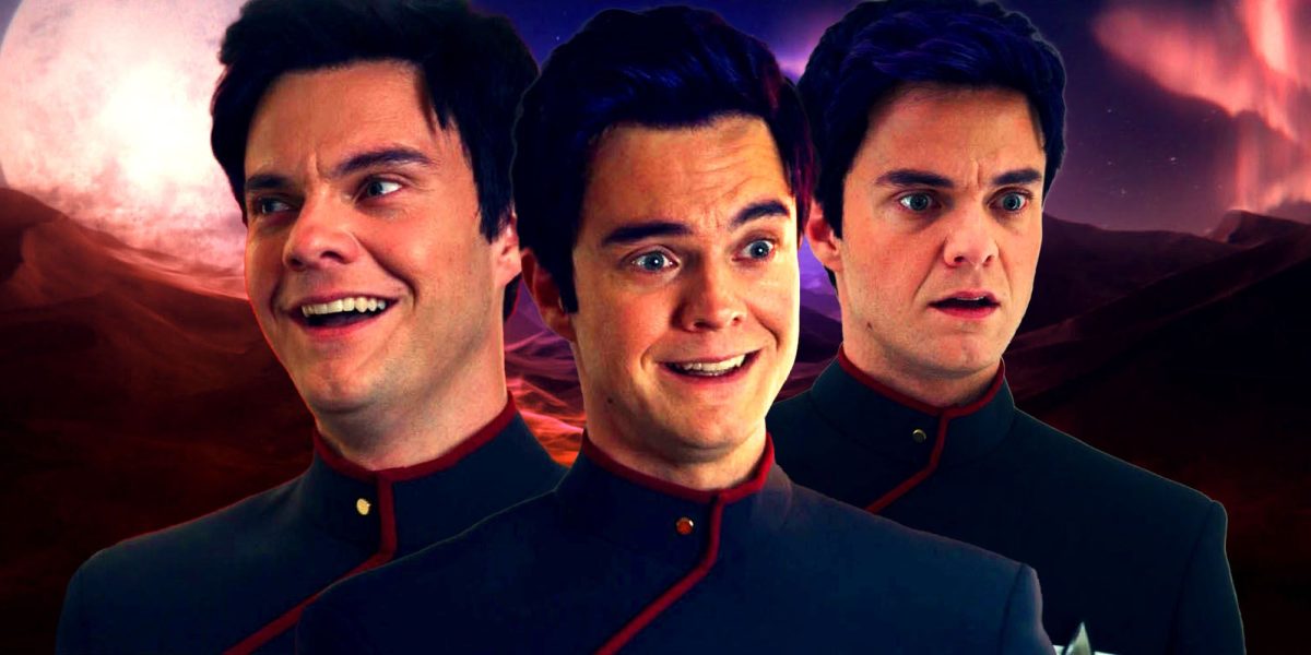 Jack Quaid interpreta al "Capitán Boimler" en el hilarante crossover de Star Trek: Strange New Worlds BTS