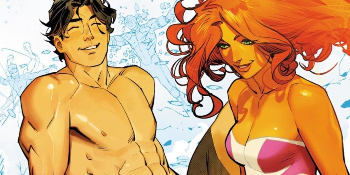 La Liga de la Justicia llega a las aguas termales con la ardiente portada de 'Sweater Weather'