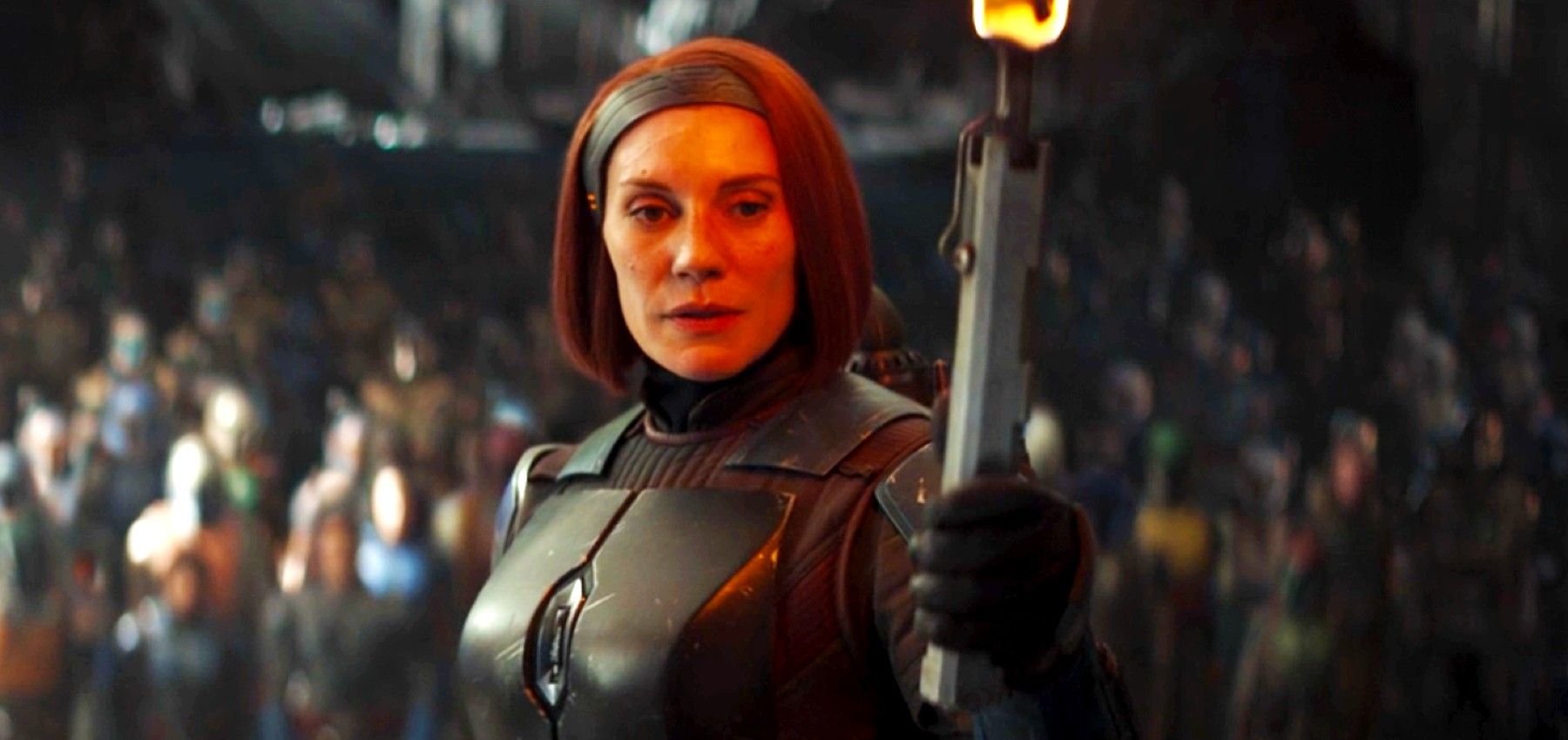 La actriz de Bo-Katan publica una foto de BTS de la temporada 3 de Mandalorian y adelanta el regreso de la temporada 4