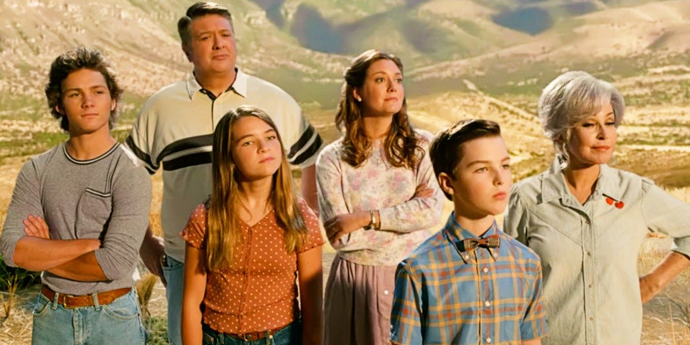 La imagen de la temporada 7 de Young Sheldon muestra una introducción actualizada para la temporada final