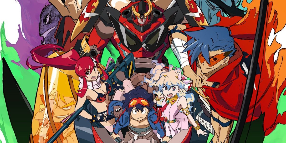 La revolucionaria serie Mech Las películas de Gurren Lagann tendrán el primer doblaje en inglés