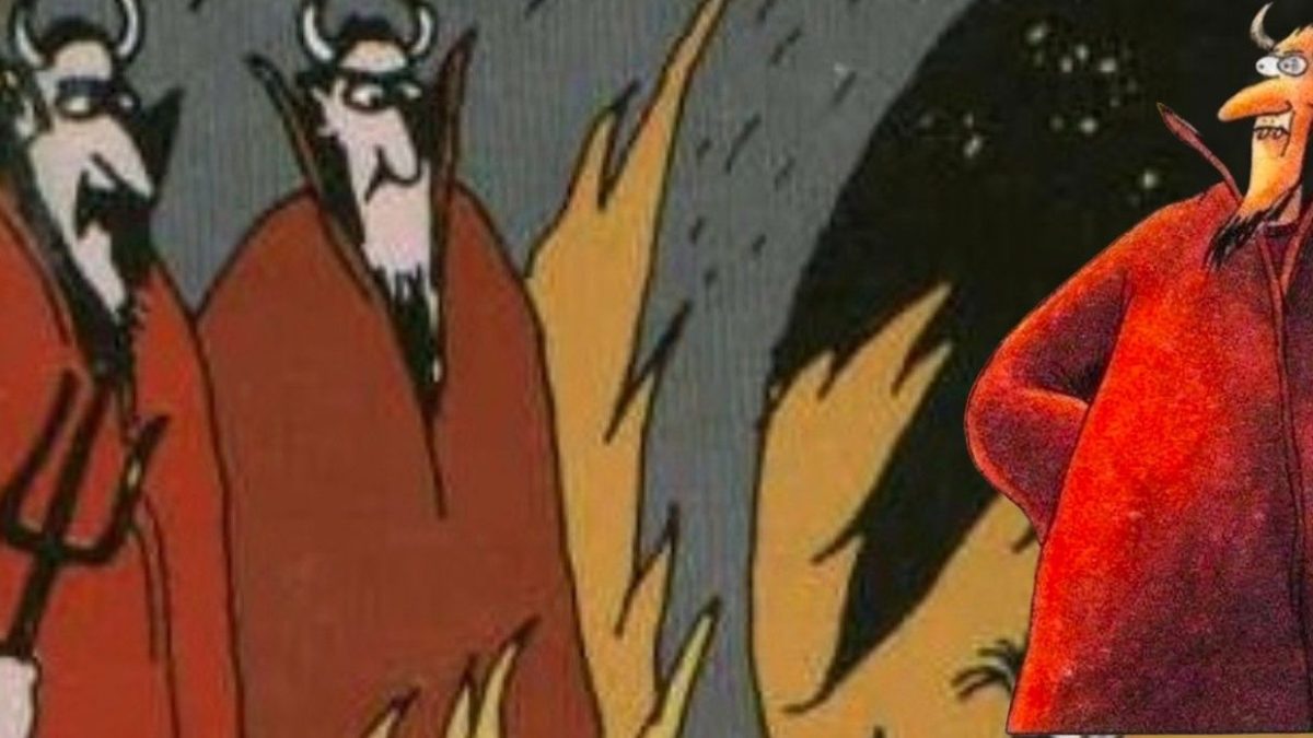 Los 10 cómics más divertidos de Far Side ambientados en el infierno