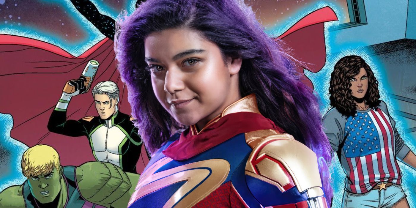 Los jóvenes vengadores cobran vida en un nuevo arte después de una introducción masiva al MCU