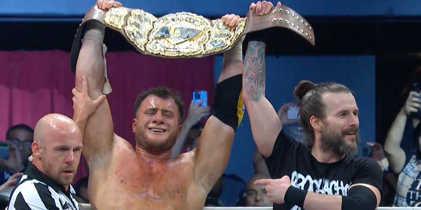 Los luchadores de AEW con papeles en Percy Jackson y la película Iron Claw triunfan en el PPV Full Gear