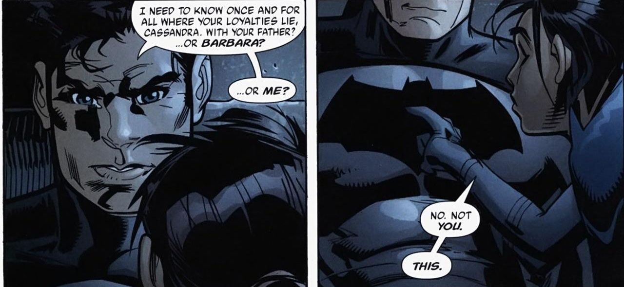 cassandra caín símbolo del murciélago