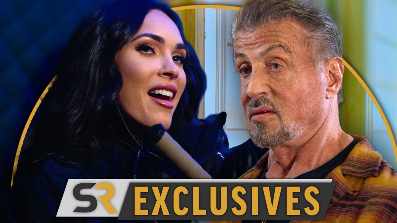 Megan Fox queda atrapada en un triángulo amoroso bromance en el clip de The Expendables 4 [EXCLUSIVE]
