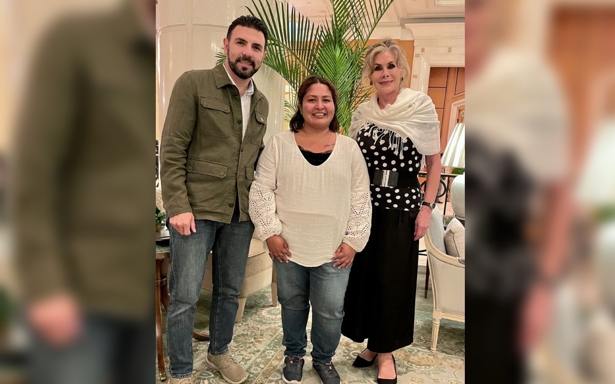 Mexicana Michelle Rabel logra salir de Gaza y llega a Egipto