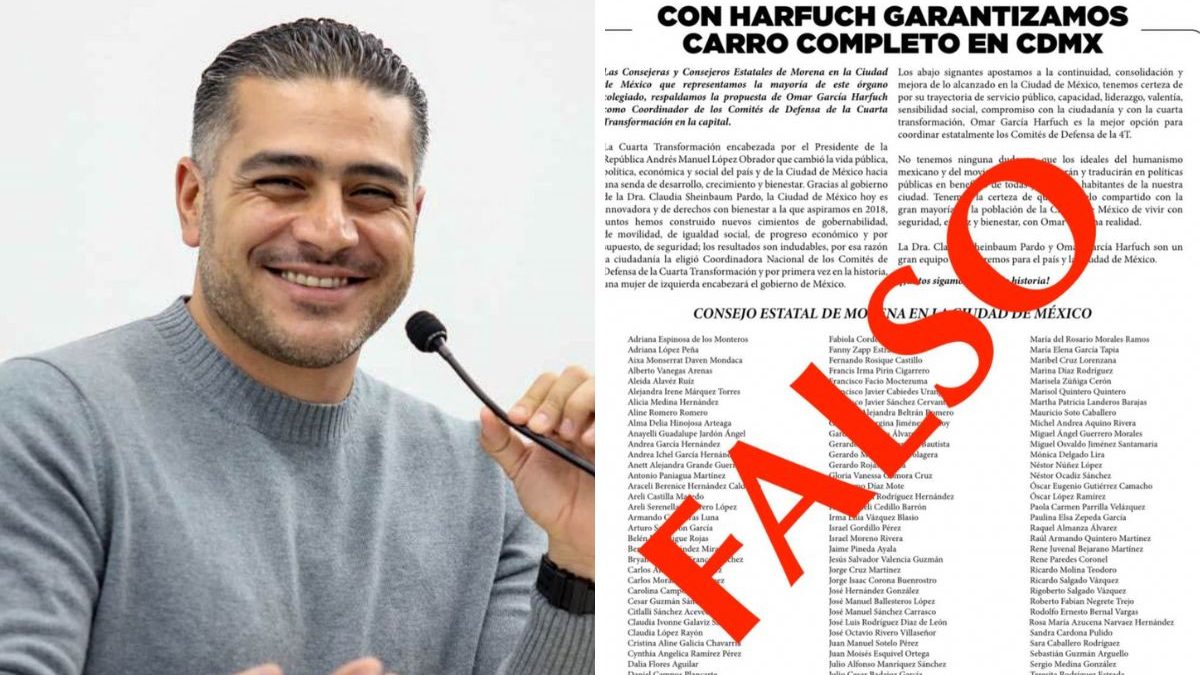 Morenistas se deslindan de desplegado a favor de Harfuch