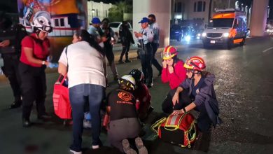 Padre se arroja con su hijo desde estación elevada del Metro de Monterrey