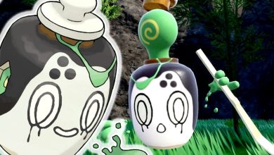 Pokémon: la diferencia entre la forma falsificada y la obra maestra Poltchageist en máscara verde azulado