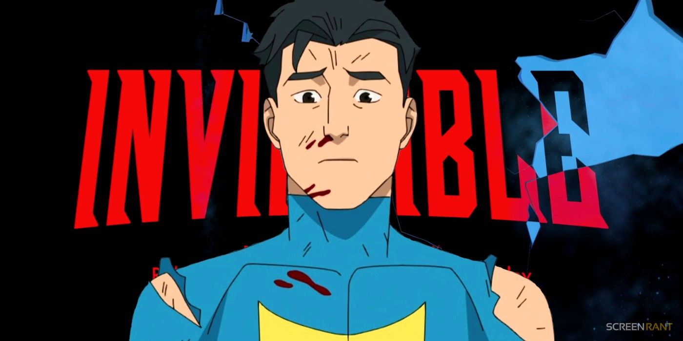 Por qué el logotipo de Invincible es rojo (y tiene grietas) en la temporada 2