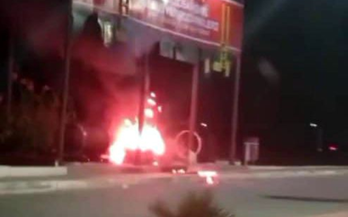 Queman a hombre vivo en avenida de Benjamín Hill, Sonora