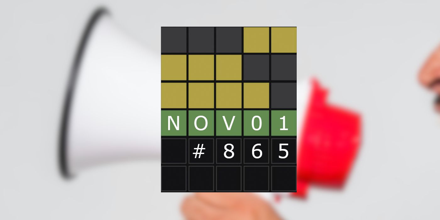 Respuestas y sugerencias de Wordle de hoy para el 1 de noviembre de 2023 (rompecabezas n.° 865)