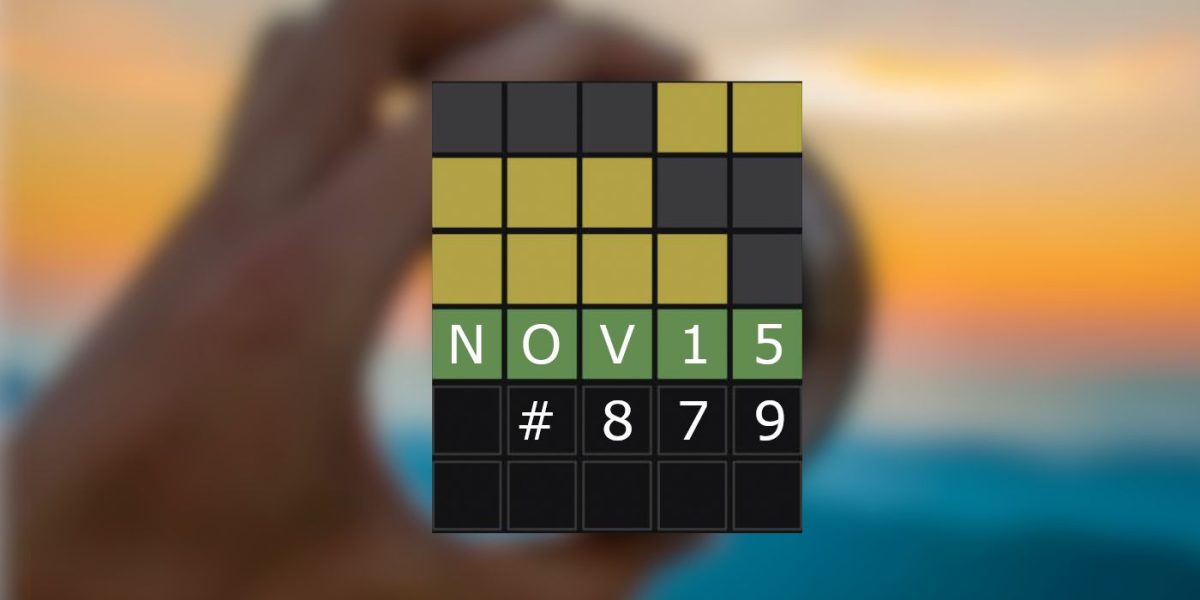 Respuestas y sugerencias de Wordle de hoy para el 15 de noviembre de 2023 (rompecabezas n.° 879)