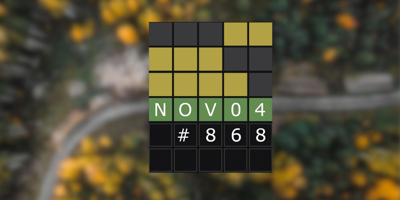 Respuestas y sugerencias de Wordle de hoy para el 4 de noviembre de 2023 (rompecabezas n.° 868)