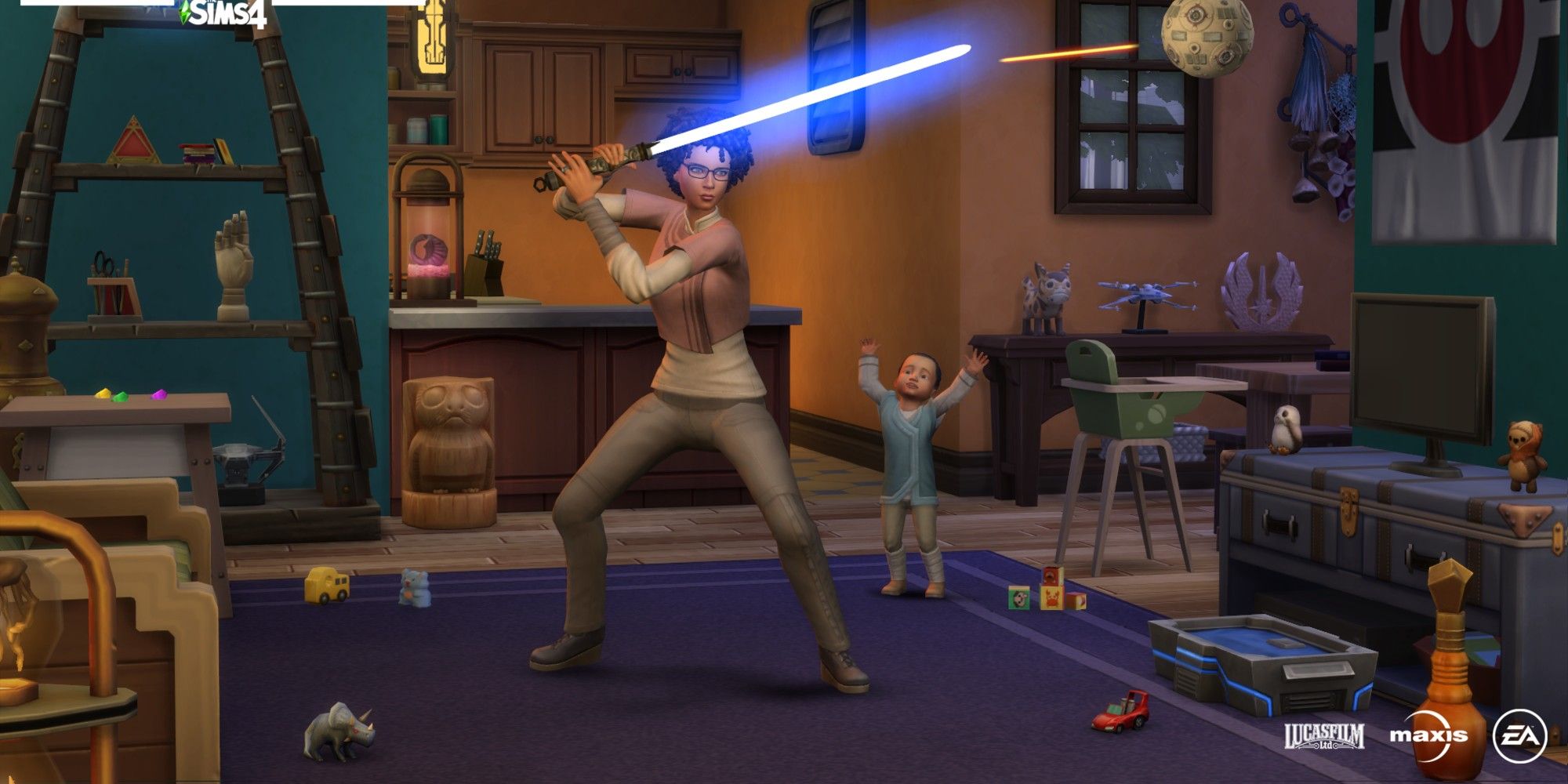 Revisión de Los Sims 4 Star Wars: Viaje a Batuu: un parque temático sin atracciones