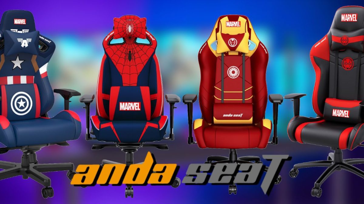 Revisión de la silla para juegos Capitán América de la serie AndaSeat Marvel Collaboration