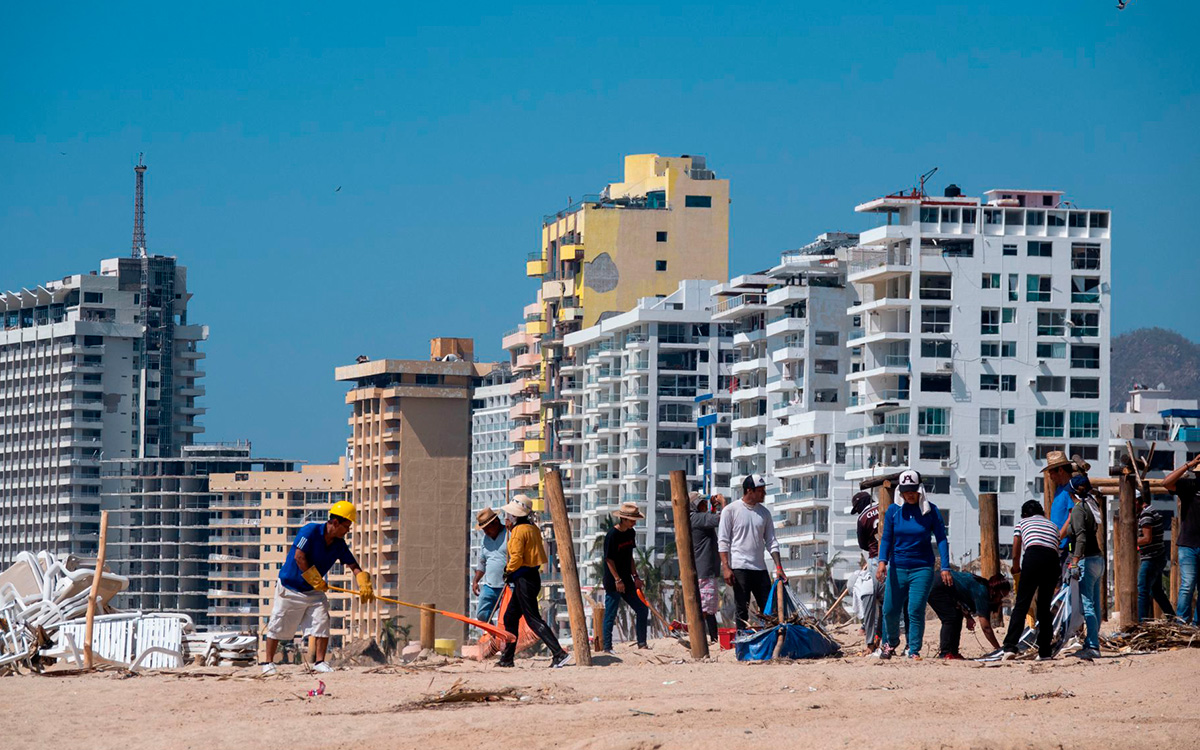 SAT: Afectados por 'Otis' estarán exentos de impuestos hasta febrero de 2024