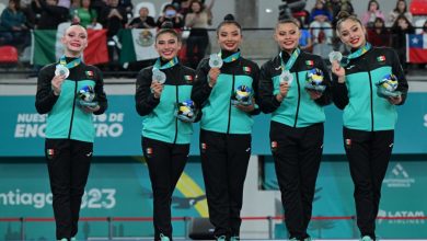 Santiago 2023: Ganan mexicanas en gimnasia rítmica plata y boleto olímpico