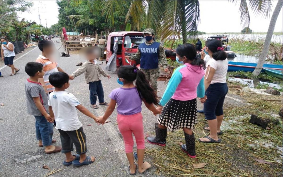 Suspenden clases en municipios serranos de Tabasco por Frente Frío No.8