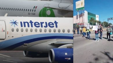 Trabajadores de Interjet se manifiestan por impagos del síndico
