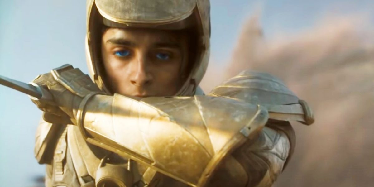 Tráiler de la película Dune: Timothée Chalamet tiene ojos azules y usa una armadura dorada