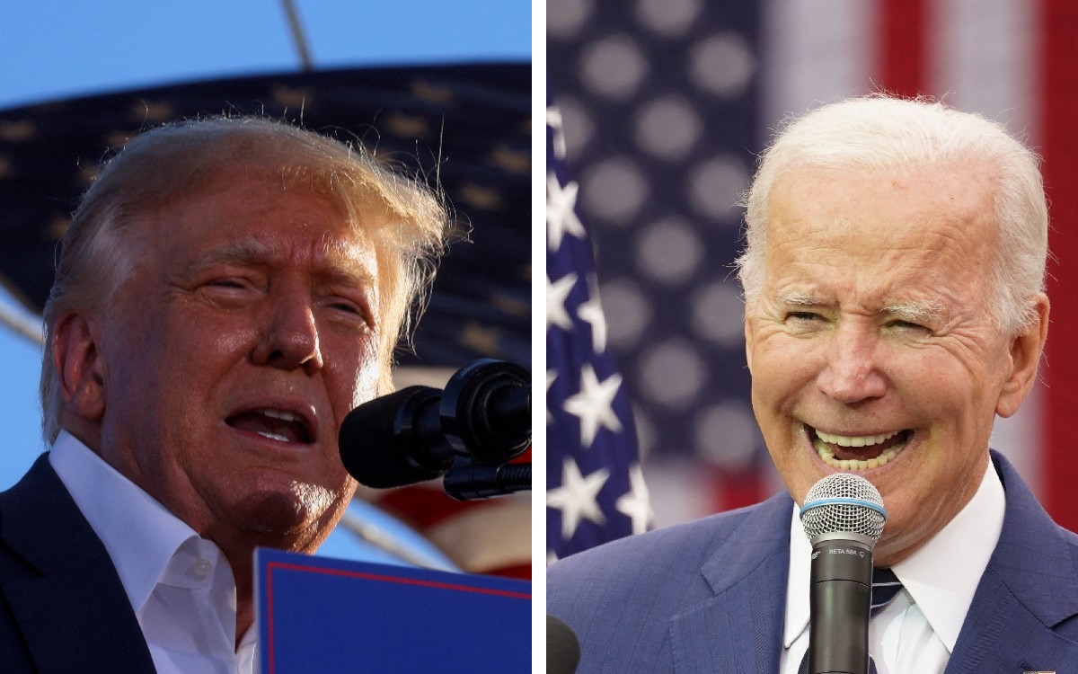 Trump supera a Biden en encuestas de varios estados clave a un año de elecciones