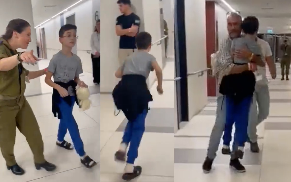 Video | Así fue el emotivo reencuentro de Ohad Mundar, rehén de Hamás, con su familia