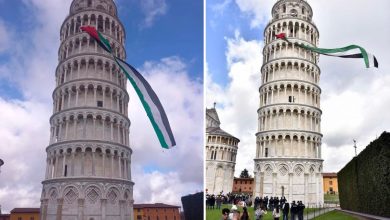 Video | Suben la Torre de Pisa y cuelgan la bandera de Palestina