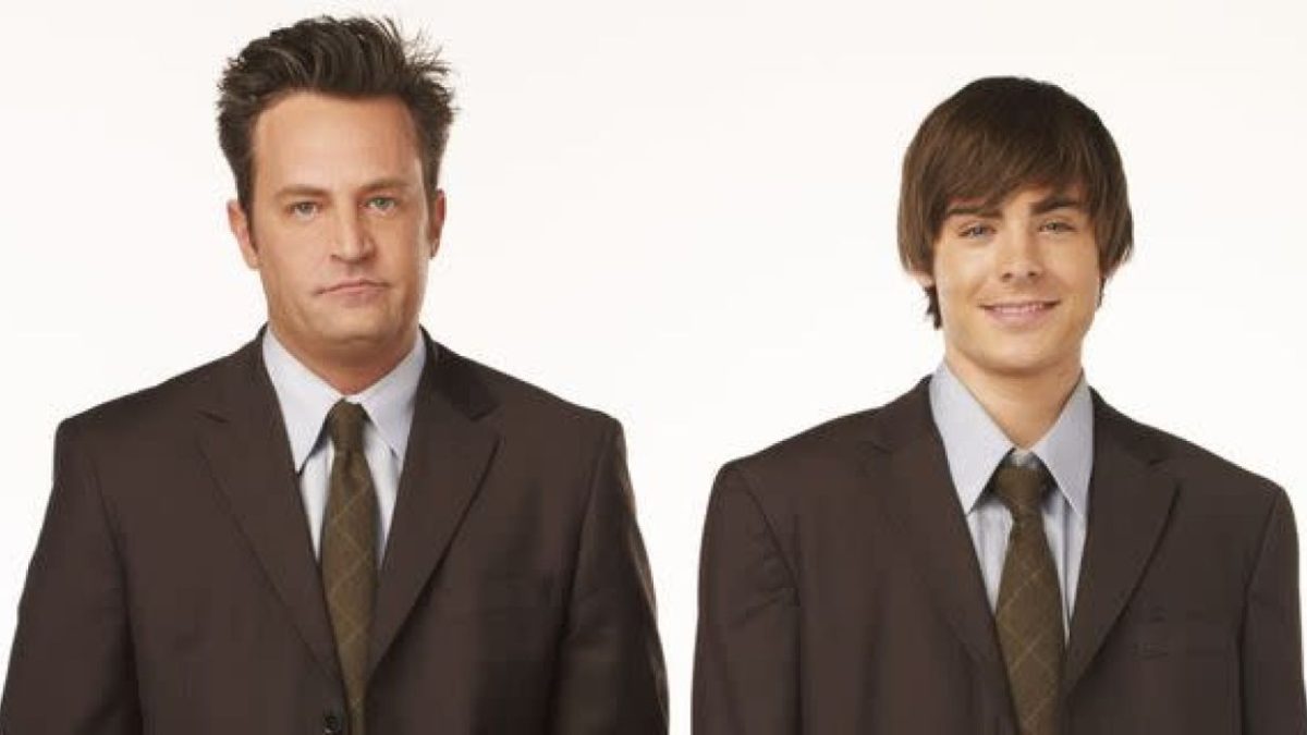 Zac Efron reacciona al casting de la película biográfica sugerida por Matthew Perry después de coprotagonizarla hace 14 años