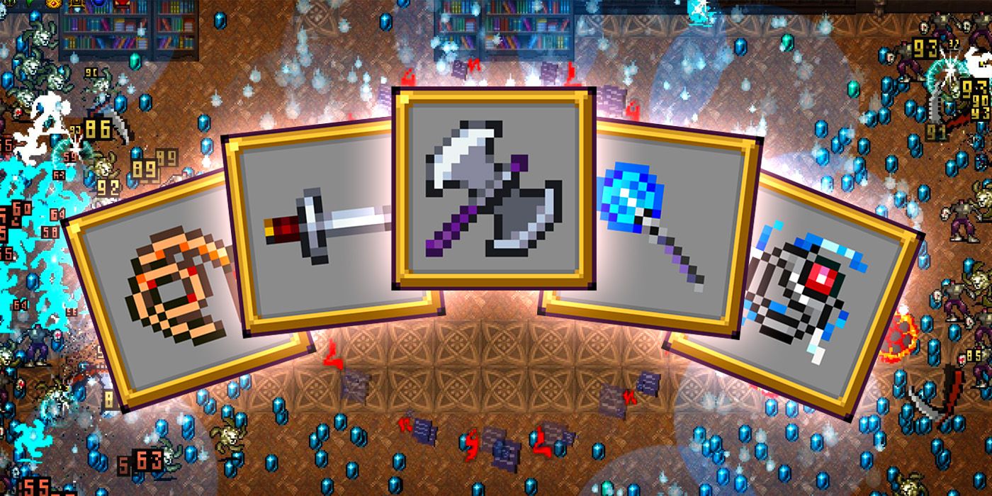 10 mejores combinaciones de armas en Vampire Survivors