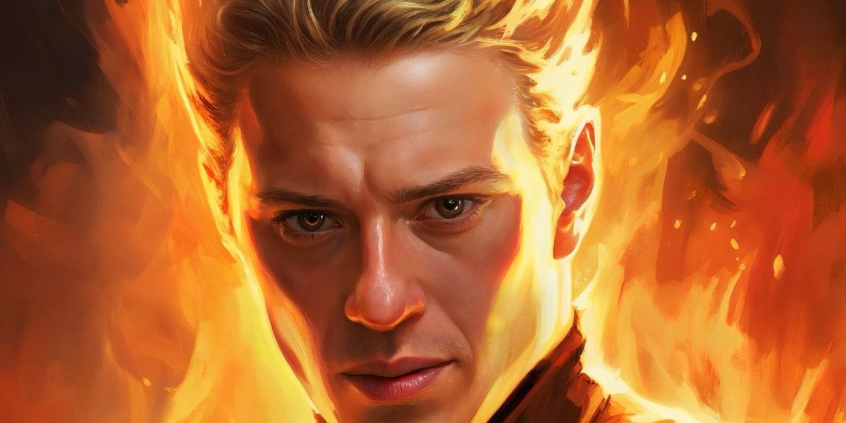 El rumor del casting de los Cuatro Fantásticos cobra vida cuando la estrella de Stranger Things se convierte en la antorcha humana en el arte del MCU