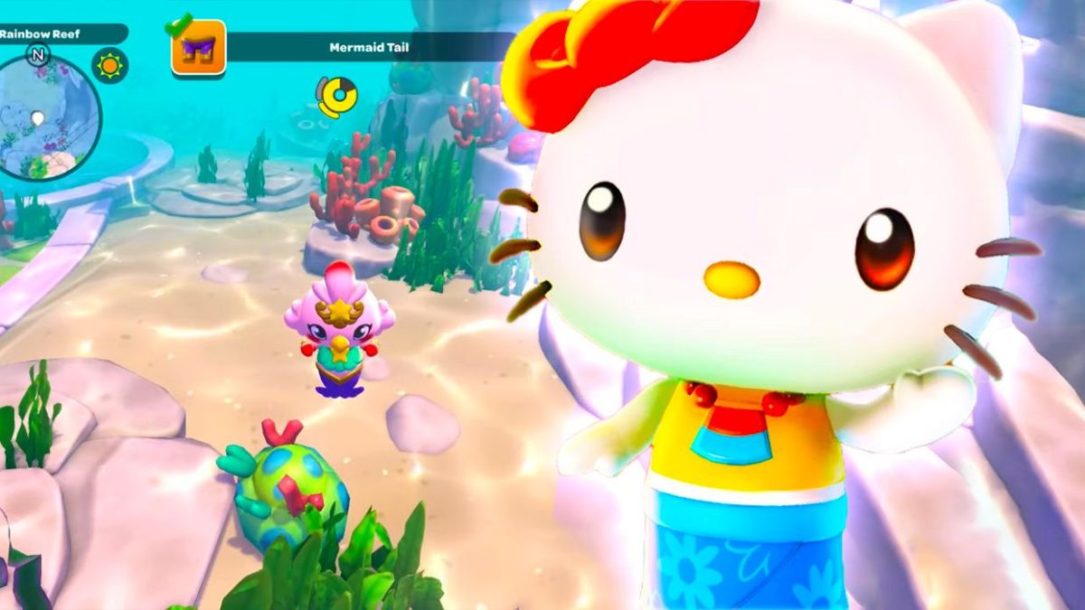 Todas las ubicaciones de trajes de sirena en Hello Kitty Island Adventure