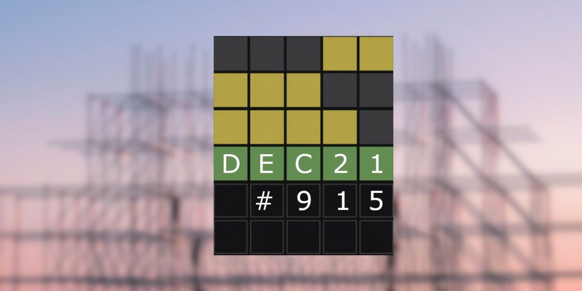 Respuestas y sugerencias de Wordle de hoy para el 21 de diciembre de 2023 (rompecabezas n.° 915)