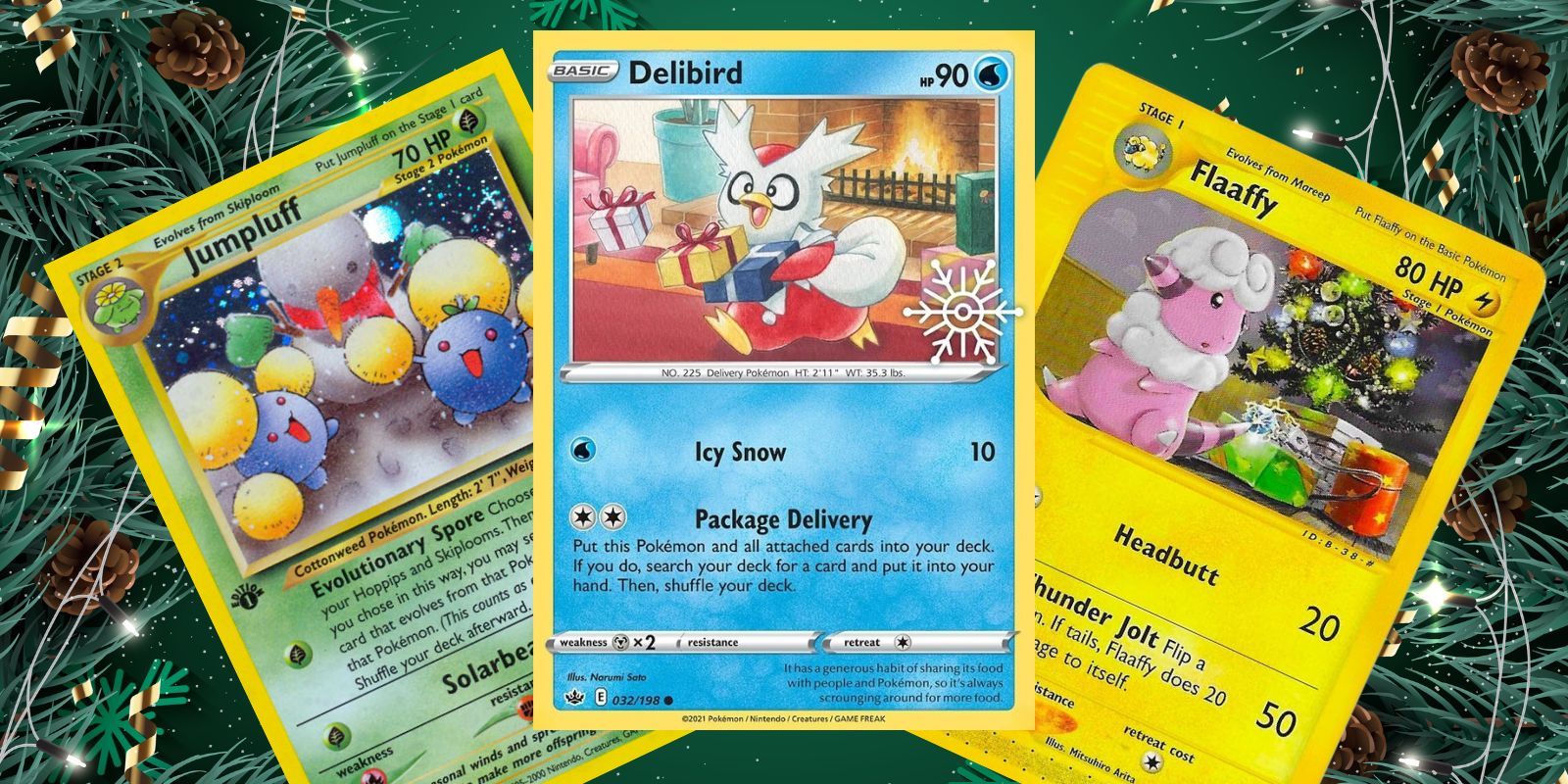 Las 10 cartas Pokémon navideñas más geniales (y cuánto valen)