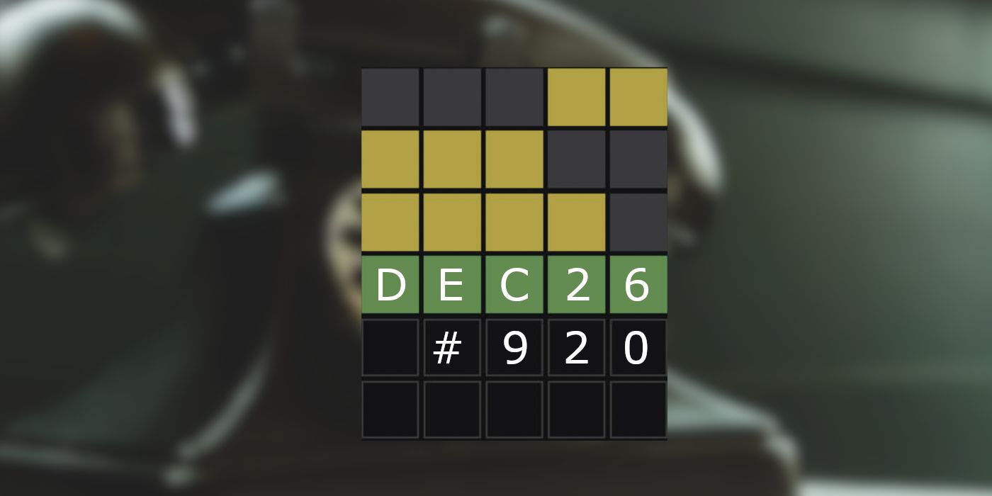 Respuestas y sugerencias de Wordle de hoy para el 26 de diciembre de 2023 (rompecabezas n.° 920)