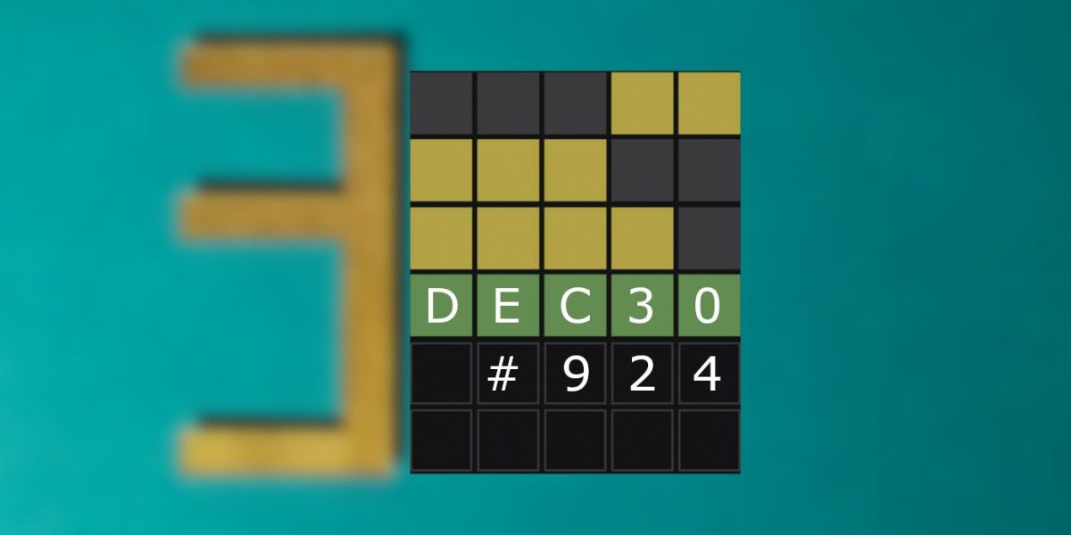 Respuestas y sugerencias de Wordle de hoy para el 30 de diciembre de 2023 (rompecabezas n.° 924)