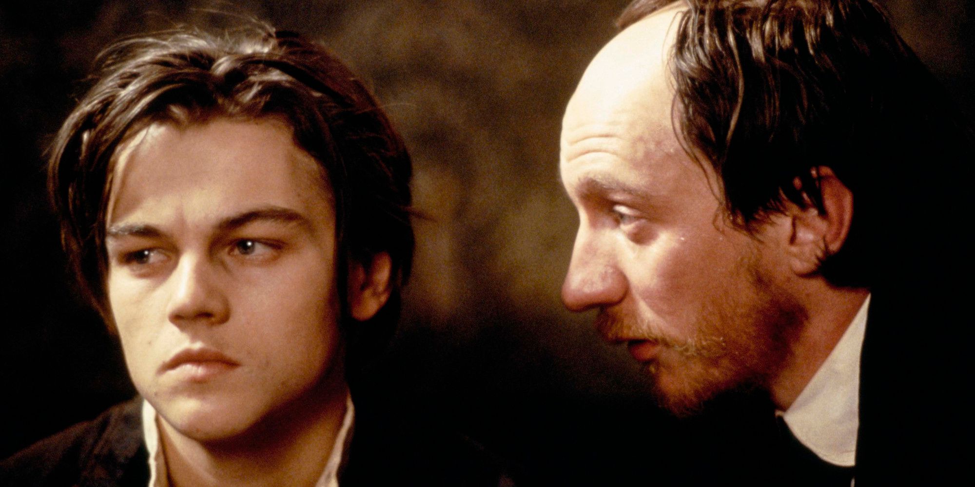 Leonardo DiCaprio y David Thewlis en Total Eclipse.